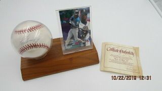 Vintage Ken Griffey Jr Signed Autograph Baseball Mariners Reds All Star Hof