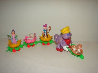 Vintage Strawberry Shortcake Berry Busy Bug With Pvc Miniatures