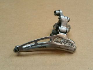 Vintage Shimano 600 Arabesque Front Derailleur 28.  6mm Clamp On Bottom Pull Doubl