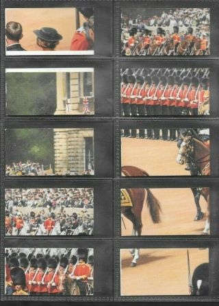 ARDATH 1939 INTRIGUING (SECTIONAL) FULL 48 CARD SET  TROOPING THE COLOUR 2