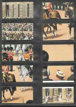 ARDATH 1939 INTRIGUING (SECTIONAL) FULL 48 CARD SET  TROOPING THE COLOUR 3