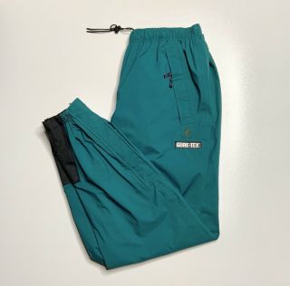 Vintage 90s Alpine Design Gore - Tex Ski Snow Pants Green Men’s Xl