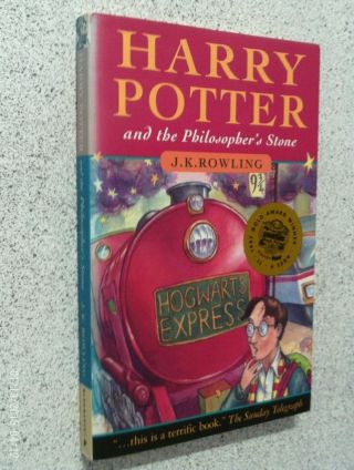 1st Edition 1997 - - Joanne Rowling - - Harry Potter And The Philosophers Stone