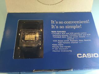 Rare Casio Cmd - 10b Vintage Lcd Remote Control Digital Watch