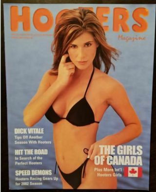 (4) Vintage Hooters Magazines 2002 Spring,  Summer,  Fall,  Winter