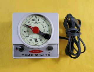 Master Time - O - Lite M - 72 Darkroom Timer Photagraphy Vintage