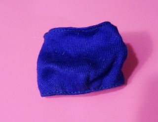 Vintage Barbie Blue Knit Pak Top