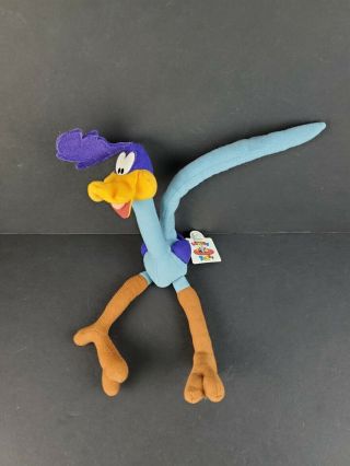 Applause 1995 Road Runner Plush Stuffed Toy 16” Looney Toons Warner Bros Vintage