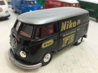 Vintage Tomica Dandy F23 Volkswagen Vw Delivery Van Nikon Black 1:43 Japan Minty