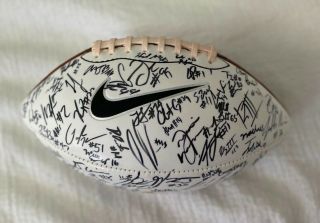 Autographed Football ENTIRE Football Team Clemson Tigers 2017 ACC Championship 2