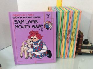 Vintage 1988 Raggedy Ann & Andy ' s Grow - And - Learn Library Complete 20 Volume Set 2