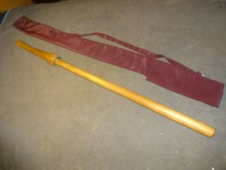 K51 Japanese Sword Yari Spear In Shirosaya Mountings " Kunimori "