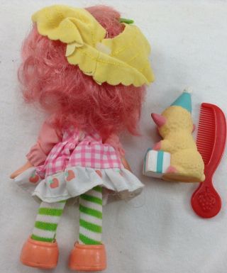 Vintage Strawberry Shortcake Peach Blush Doll And Pet Melanie Belle Lamb 2