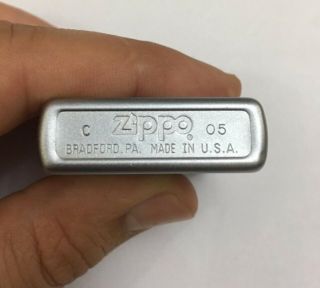 Vintage Zippo Lighter C 05 Limited Edition Windproof Made In Usa.