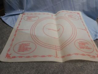 Vintage Tupperware Pastry Tart Baking Mat 1965 With Pie Crust Recipes