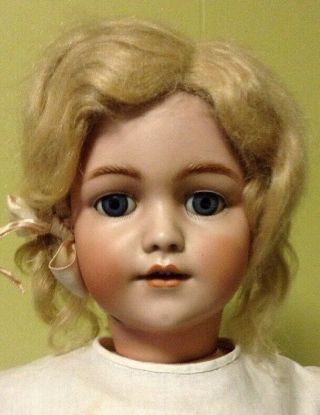 Antique German Doll S & H 1249 28 Inches Tall