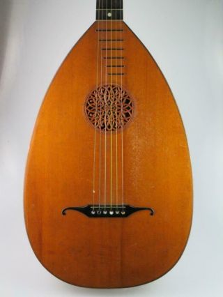 Rare Antique Late 19th Century Guitar Lute Circa 1890