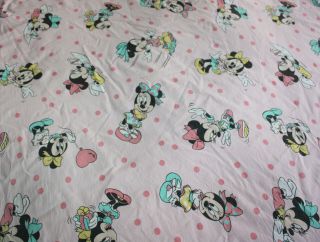 Vintage Disney Cti Minnie Mouse Pink Duvet Cover Cute Twin Bed