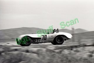 1960 Grand Prix racing Photo negatives (5) Lister,  Old Yeller Buick,  Ferrari 250 2
