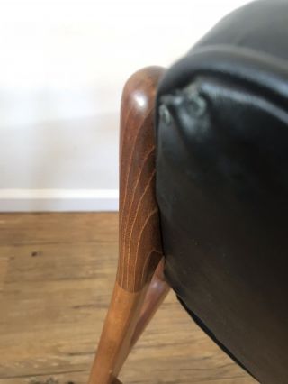 Vintage Mid Century Danish Teak “Ella” Arm Chair by Arne Vodder 3