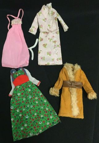 Vintage 1974 Mattel Barbie Doll Sears Exclusive Outfit Group Htf 3 Day