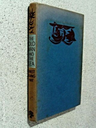 1st Edition Ernest Hemingway - - The Old Man And The Sea - - Hardback - 1955