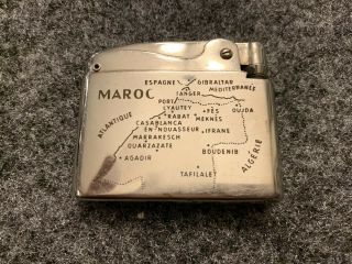 Vintage Simson Cigarette Lighter Morocco Us Air Base (1951 - 1963)