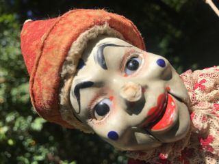 Antique Pierrot French Automaton Mechanic Leopold Lambert Rare Jester Clown Old 2
