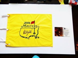 Phil Mickelson Autographed Masters Flag - 2006 - 100 Certified Authentic