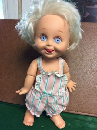 Vintage 13 " Baby Face Toddler 1990s Doll Galoob 8 So Delightful Dee Dee