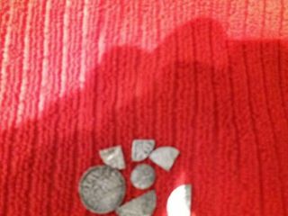 Metal Detecting Finds Silver Hammered Coins As Dug Up Uk Bidders Only Please.