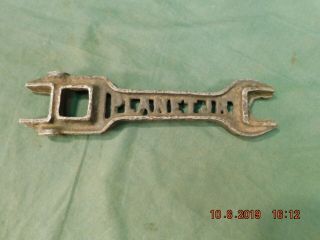 Vintage Farm Tractor Wrench By Planet Jr @ 8 " Long W/ Hammer End Antique Tool