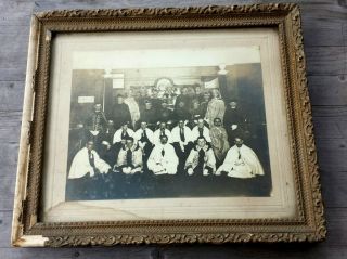 Vintage Photo Costumed Fraternal Organization Masonic Lodge Odd Fellows Knights