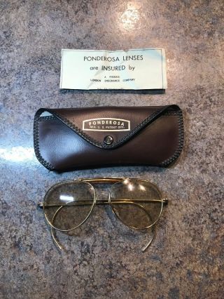 Vintage Ponderosa Sunglasses Shooting Sport Goggle