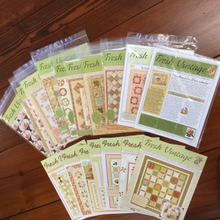 Fresh Vintage Fig Tree & Co 1 - 20 Quilt Pattern Booklets