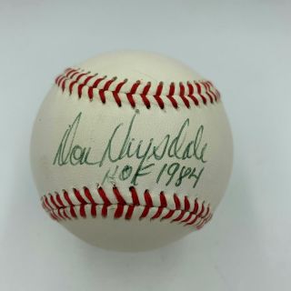 Rare Don Drysdale " Hall Of Fame 1984 " Signed Inscribed Baseball With Jsa