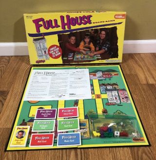Vtg 1993 Full House Board Game 100 Complete Tiger Games