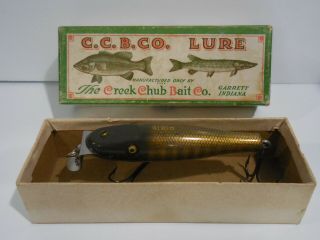 Vintage Ccb Co.  Creek Chub Bait Co.  Pikie Fishing Lure No.  900