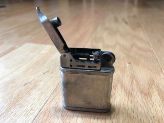 Vintage 1950’s Beattie Jet Pocket Lighter - Pipe,  Cigarette,  Silver Tone