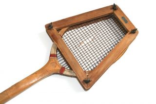 Rare Vintage/antique Wooden Tennis Racket Thonet Champion C 1930