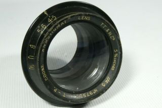 Old Vintage T.  T.  &h.  Ltd T P Cooke 5 3/4 Inches F4.  5 Lens