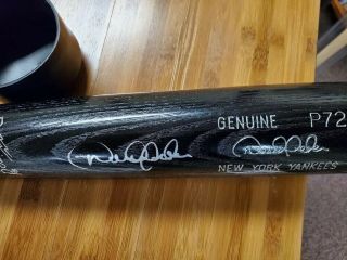 Derek Jeter Autograph Official Game Model P72 Baseball Bat Steiner Hof To Be