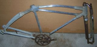 Monark Silver King Hex Tube Frame Antique Bicycle Vintage Rat Bike Rod Project26
