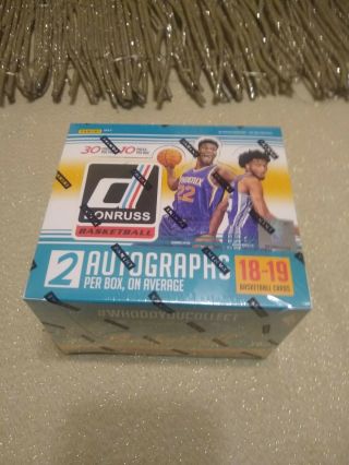 2018 - 19 Donruss Basketball Hobby Box 2 Auto Luka Doncic Next Day Rc Trae Young