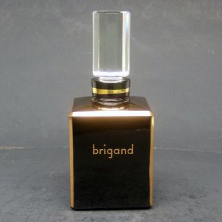 Vintage Brigand De Robert Piguet Paris Perfume Parfum Bottle Bandit Glass Stoppe
