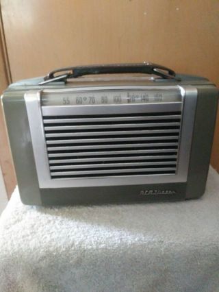 Vintage Tube Rca Portable Radio Model 6 - Bx - 63