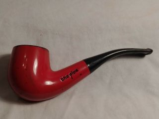 Vintage The Pipe Red Tobacco Pipe