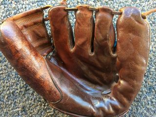 Vintage Older Ted Williams Baseball Glove