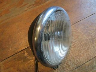1940s 1950s Antique Motorcycle Headlight Harley Hummer Cushman Vintage Scooter