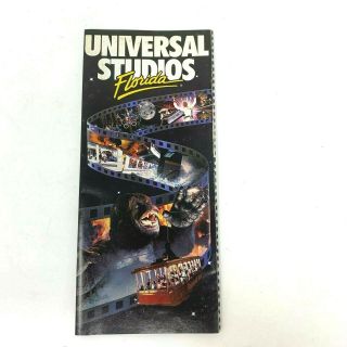 Universal Studios Florida Vintage Brochure Guide 90 